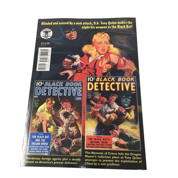 The Black Bat #6 - The Black Bat and the Trojan Horse & Dragon Trail - Classic P - Picture 2 of 2